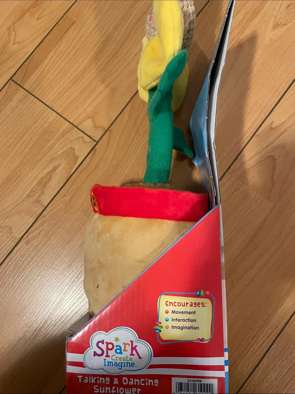 Yellow Talking Sunflower Plush